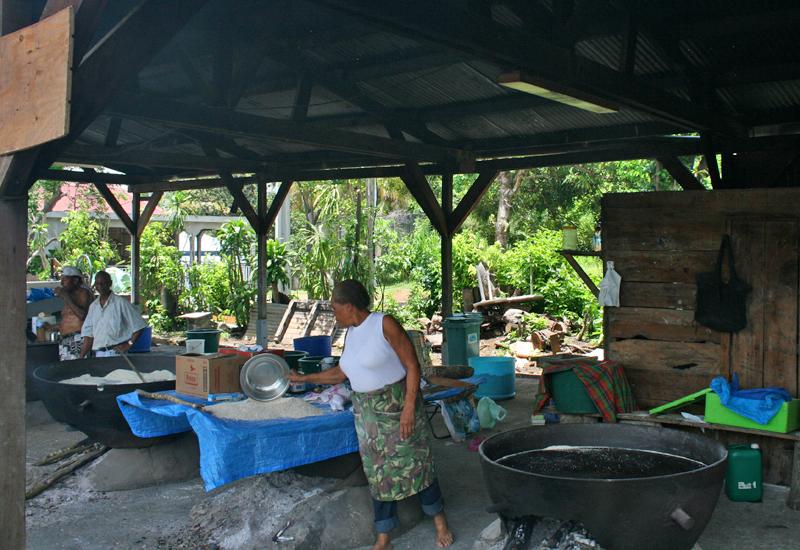 Fabrique de cassaves à Morne Bourg, Petit-Bourg