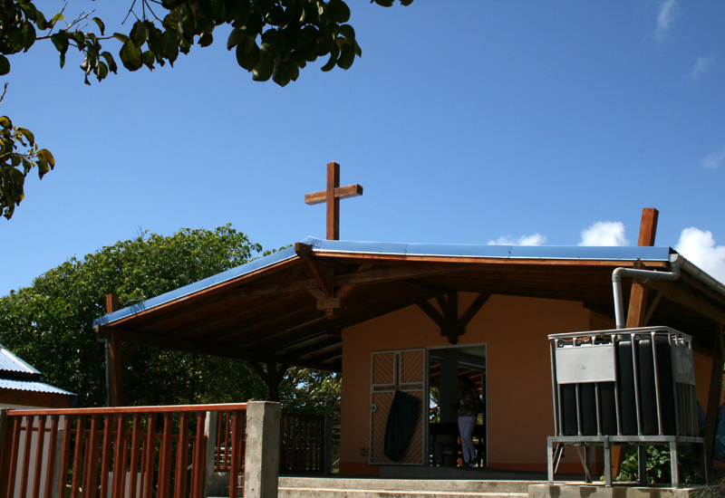 Guadeloupe - Saint-François. Chapelle de Baie olive