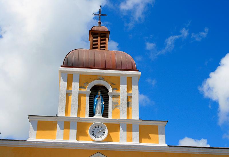 Grand-Bourg, Guadeloupe, Le clocher récemment restauré