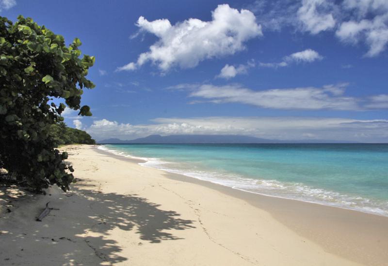 Plage de Vieux-Fort - Saint-Louis. Eau turquoise Plage de Vieux-Fort - Saint-Louis. Eau turquoise