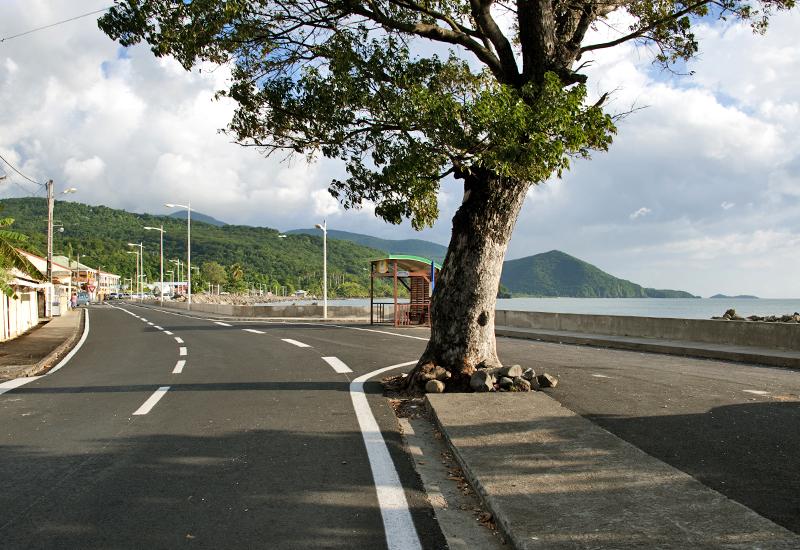 Guadeloupe, Pointe-Noire, le Bord de mer : Boulevard de Guyonneau