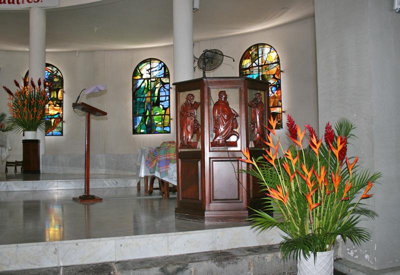 Eglise Saint-Hyacinthe - Capesterre Belle-Eau, Guadeloupe : la chaire