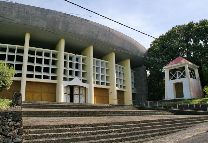 Chapelle Notre Dame de Guadeloupe - Saint-Claude. Façade et clocher