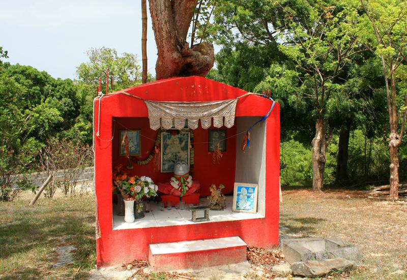 Chapelle dédiée à la divinité Hanouman