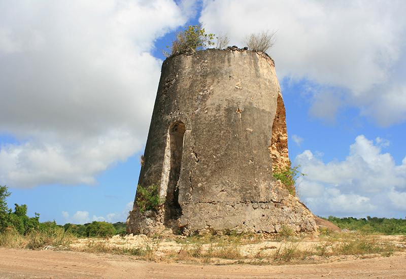 Moulin de Paul Aubin - Port-Louis : forme tronconique