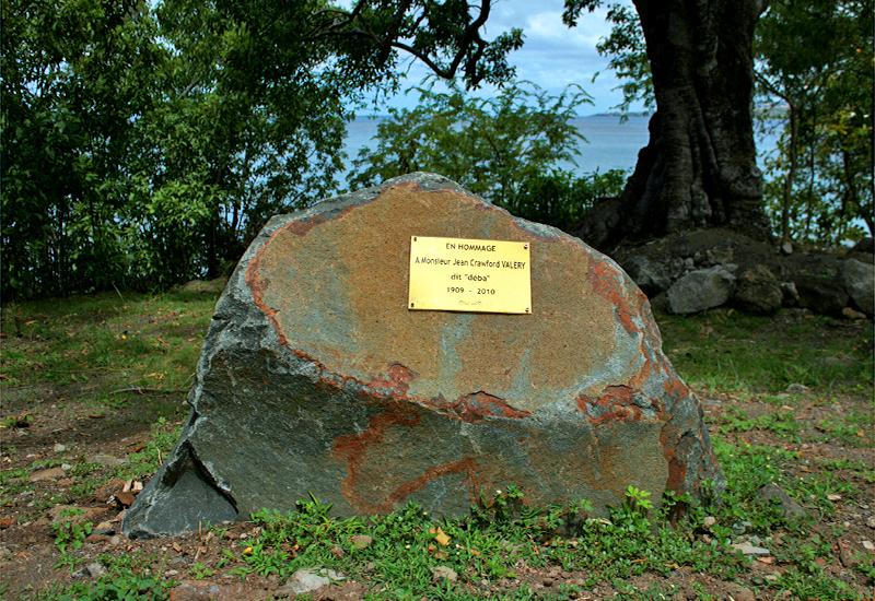 Guadeloupe - Vieux-Fort, aire éco touristique des Trois-Pointes : hommage à Déba