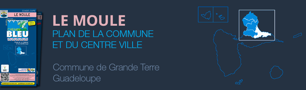 Téléchargez la carte PDF de la commune Le Moule en Guadeloupe