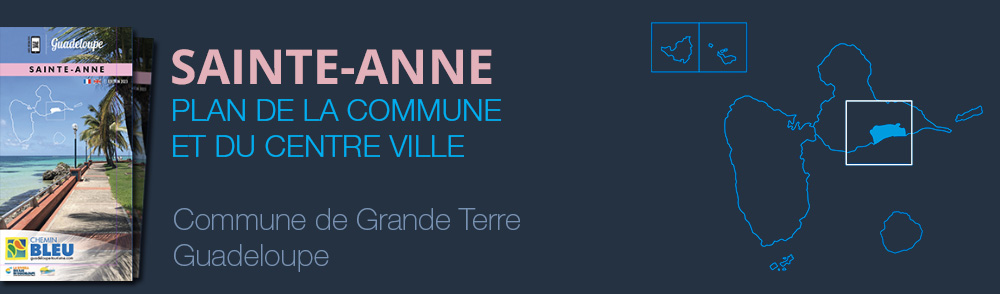 Téléchargez la carte PDF de la commune Sainte-Anne en Guadeloupe